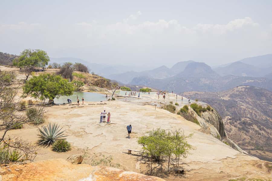 From Oaxaca de Juarez: Hierve el Agua and Mezcal Distillery - Leaving Hierve el Agua: the van ride and the next stop