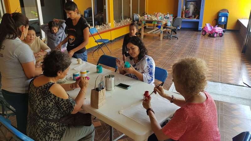 From Oaxaca: Monte Alban, Alebrijes & Black Clay Day Trip - San Bartolo Coyotepec black clay pottery: firing and polishing the real way
