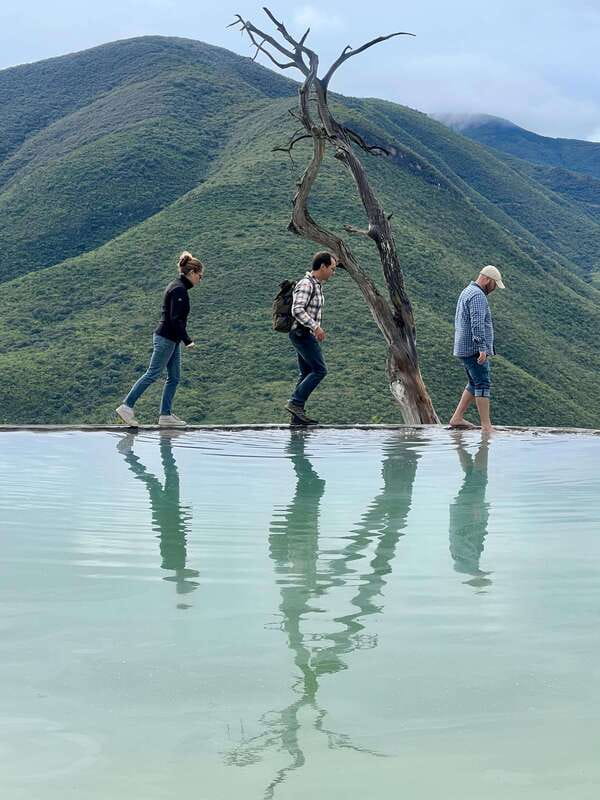 Hierve el Agua: half day - Swimming in the natural pools: fun, but pack like you mean it