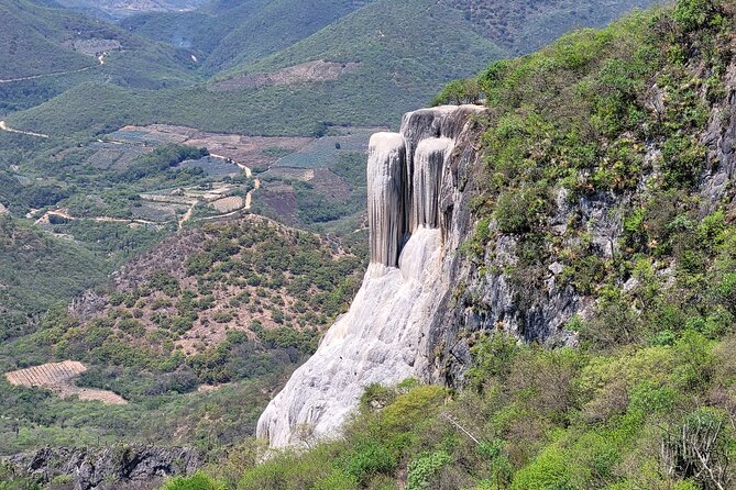 Hierve el Agua Half-Day Guided Hike Adventure ALL FEES INCLUDED - The climb back up to the springs (where the workout shows)
