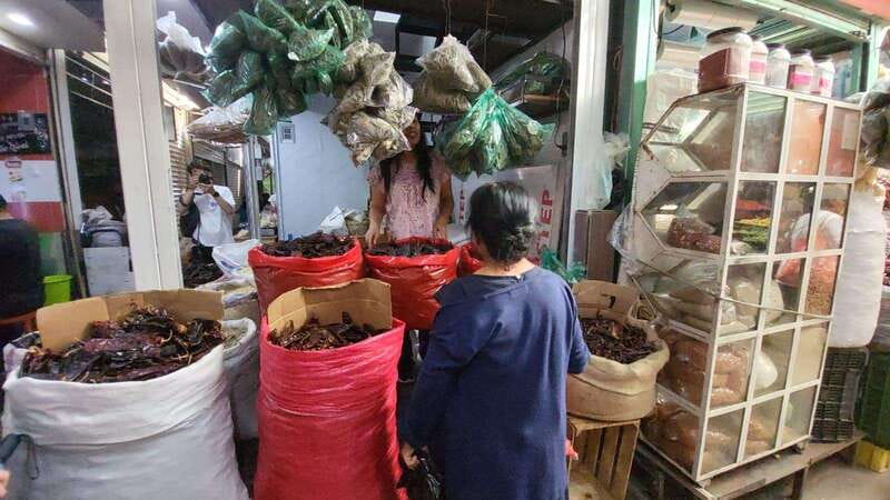 Mexico: Salsa Making Class in a Market with a Chef - From ingredients to technique: making five salsas with a molcajete