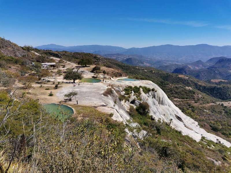Oaxaca: Full Day Guided Tour on the Hierve el Agua Route - Hierve el Agua: petrified waterfalls and cold-water reality