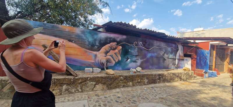Street Art with an artist - What You’ll Learn From Oaxacan Mural Techniques