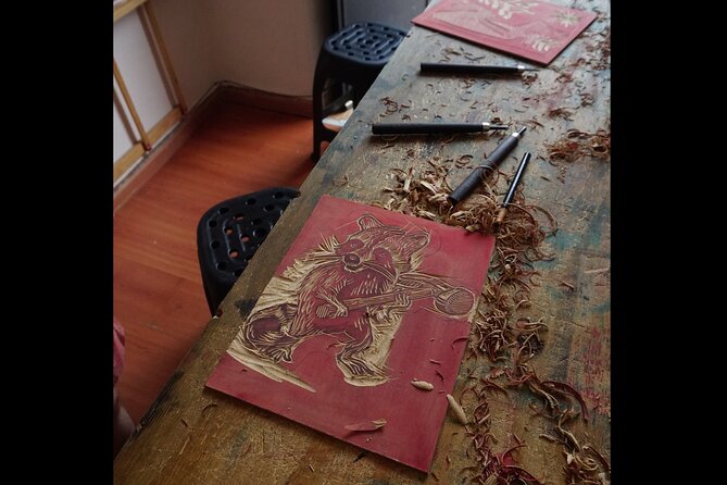 Wood Engraving Workshop - Your take-home art: three paper prints and your motherboard